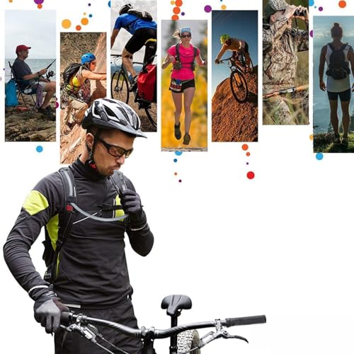 Azarxis Hydration Bladder TPU 1.5L 2L 3L Water Reservoir BPA-Free for Hiking Backpack Hydration Pack, Leak Proof Large Opening Water Storage Bladder Bag for Camping Cycling Running - color: #03 PEVA - White - 2L