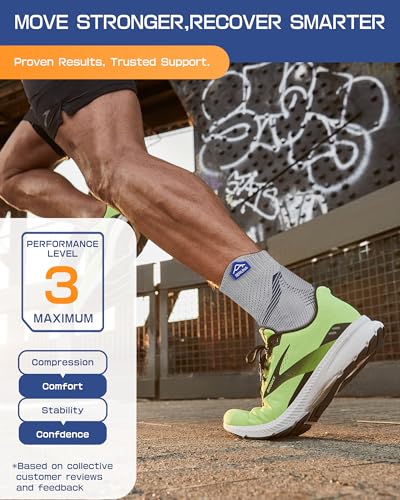 Ankle Brace with Gel Pad 3D Knit-Ankle Compression Sleeve
