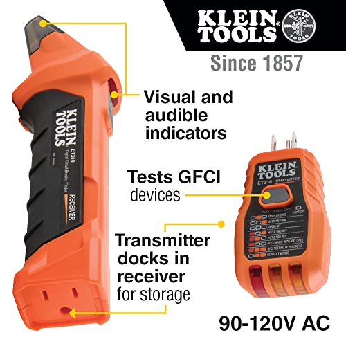 Klein Tools 80016 Circuit Breaker Finder Tool Kit with Accessories - size: 2-Piece Kit
