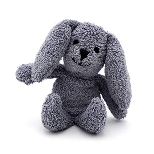 Thermal-Aid Zoo Mini — (Baxter the Bunny) — Mold-Resistant, Washable Hot & Cold Pack for Kids — Heating and Cooling Pad with Natural Corn Filling — Reusable Plush Toy - size: Mini Rabbit