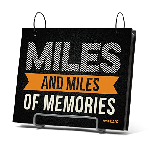 Gone For a Run BibFOLIO Race Bib Album - Miles of Memories - 9.5x8 - color: Miles of Memories