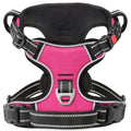 HEELE Dog Harness, Neck Release, No Pull Front Clip Vest, Fuchsia, S - color: Lock Fuchsia, size: S (Pack of 1)