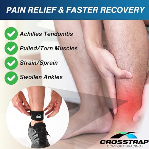 Ankle Brace for Women & Men, Achilles Tendonitis Brace, Ankle Tendonitis Relief, Ankle Support (Large) - size: Large