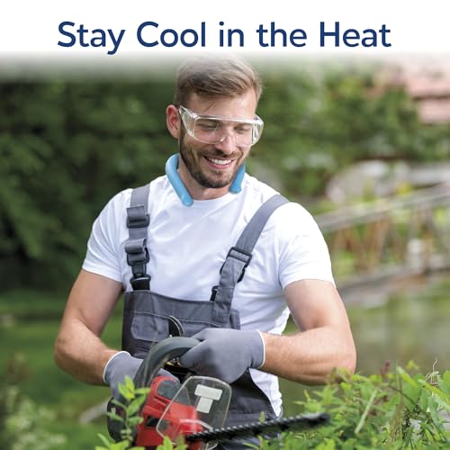 Arctic Air Neck Chill Cooling Tube, Wearable Neck Cooler, 3 Pack |Quick Freeze Gel, No Batteries or Charging | Hands Free Body Cooler for Hot Weather | Reusable, Adjustable Fit - size: One Size