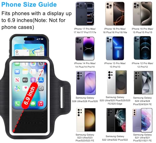 Running Armband Phone Holder with Card Slot for Gym Workout 2 Pack - size: 2 Pack