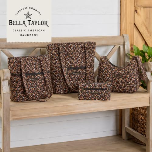Bella Taylor ID Lanyard, Quilted ID Holder, Twilight Garden - color: Twilight Garden