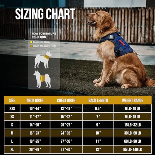 OneTigris Tactical Dog Harness Vest No-Pull Service Dog Vest for Small Dogs - color: Blue, size: XX-Small