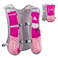 TRIWONDER Running Vest Hydration Pack Backpack for Men & Women, Lightweight Trail Marathon Run Race Vest for Cycling Jogging - color: 01 Rose Red - Only Vest