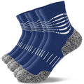 IRAMY Ankle Compression Socks for Men Plantar Fasciitis Relief 3/5 Pairs - color: N‑dark Blue(3 Pairs), size: Small