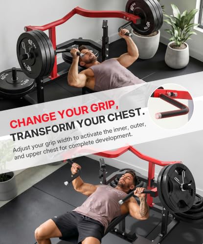 Multi-Function Compact Weight Bench Set Home Gym - color: Red-Black