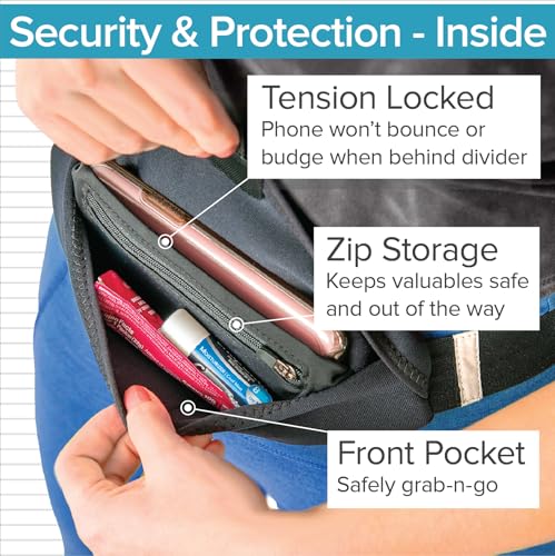 Tune Belt SP2 Slim, No-Bounce, Sweatproof Running Belt for Large Phones