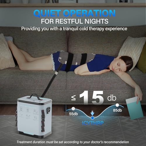 ICYTHRP Programmable Timer Cold Therapy Machine for Hip w/Quiet Pump