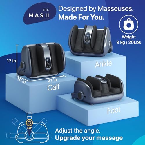 Miko Shiatsu Foot Massager with Heat and Deep Kneading - color: Charcoal-grey
