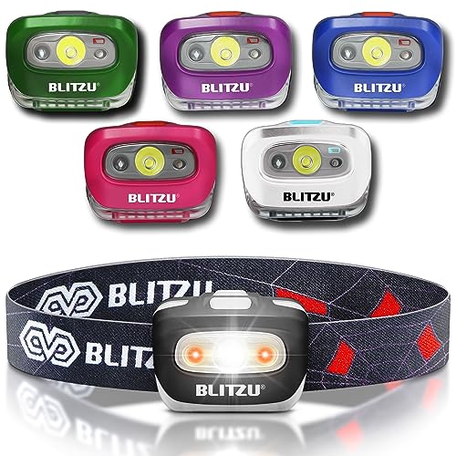 LED Headlamp, Super Bright Headlight Flashlight, Kids & Adults Outdoor Use - color: Black