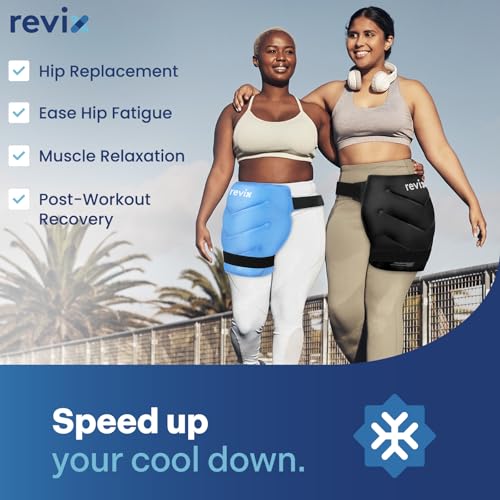 REVIX Extra Large Ice Packs for Hip Replacement, Gel Cold Packs Reusable - color: 2 Packs