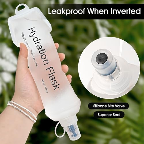 GUYI GYGYL Soft Flask, Collapsible Water Bottle for Sports, 150ml White - color: 150ml White