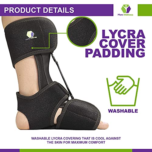 Comfort Dorsal Night Splint - For Plantar Fasciitis, Achilles Tendinitis - size: Small/Medium (Pack of 1)