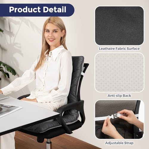 Heated Seat Pad for Office Chair, Dark