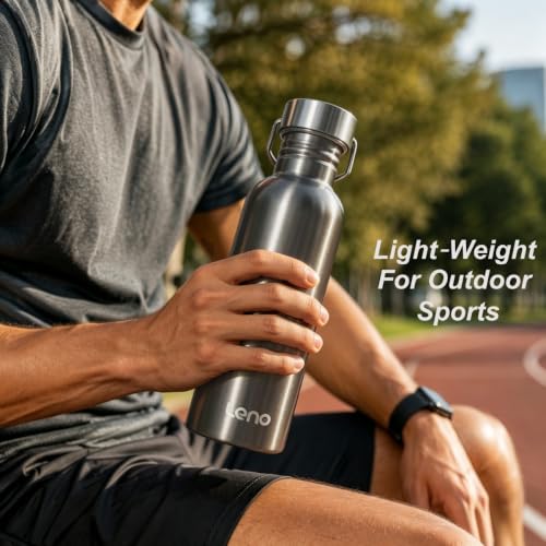 CDJ 40oz Uninsulated Single Wall 18/8 Stainless Steel Sports Bottle - size: 40ouces