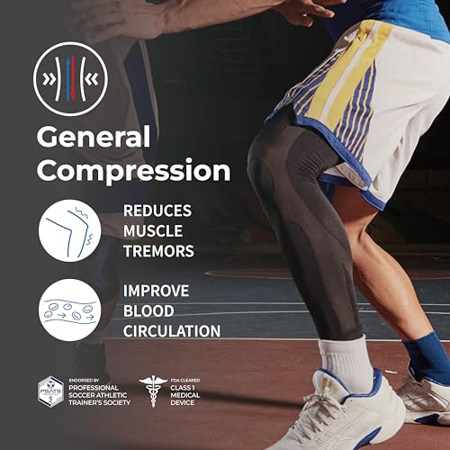 LP 272Z Leg Compression Sleeve for Knee, Thigh, and Calf Support - size: Small