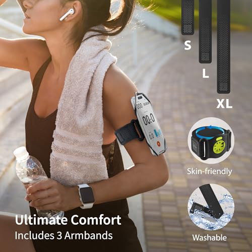 Bone Run Tie Connect Kit 2 - Magnetic, Quick Release Running Phone Armband