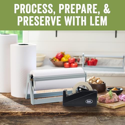 LEM Products Freezer Tape Dispenser with Tape, Great for Food Storage