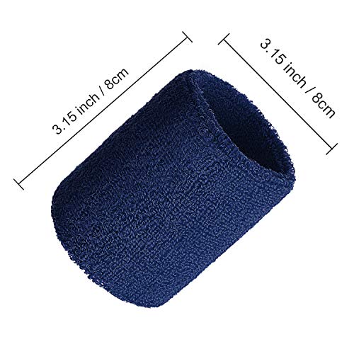 WILLBOND Wrist Sweatbands - color: Navy