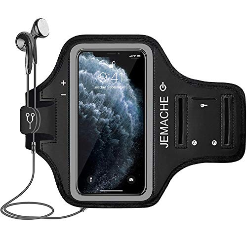 Running Armband for iPhone 17/16/15/14/13 Pro Max, Plus, Air‌ (Black) - color: Black
