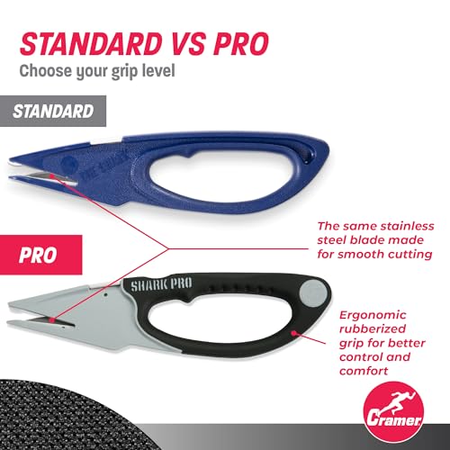 Cramer Athletic Training Supplies, Shark Tape Cutter & Remover Liquid for Adhesive Removal, Safe Edge Scissors, Bandage Shears & Solution to Safely Remove Athletic Tape, Professional Tape Cutter