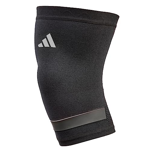 adidas Performance Climacool Knee Support Sleeve - Knee Sleeve for Support, Training, and Competitions - Ergonomic Design, Silicone Grip, Breathable Seamless Design - Black, Large - size: Large, style: Knee Support