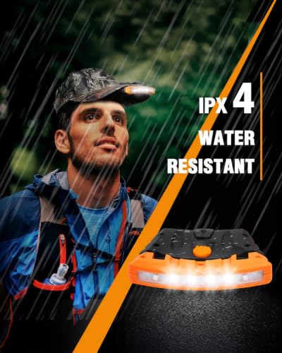 EverBrite Hat Light Rechargeable, 2-Pack Clip-On Cap Light