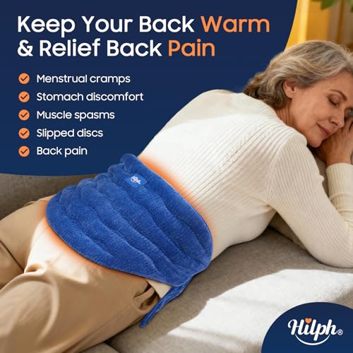 Hilph Microwave Heating Pad for Back, Wearable Moist Heat Therapy Wrap