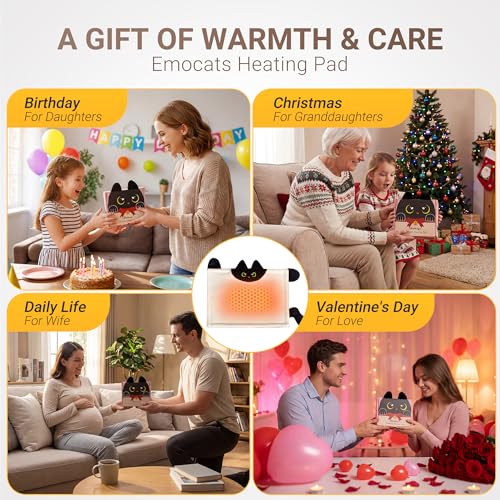 Cute Portable Cat-Shaped USB Heating Pad with 4 Heat Settings & Auto-Off - color: Beige