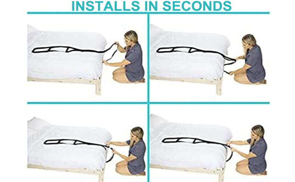 Elfzone Bed Pull Up Assist Strap Sitting Aid Ladder Home Care