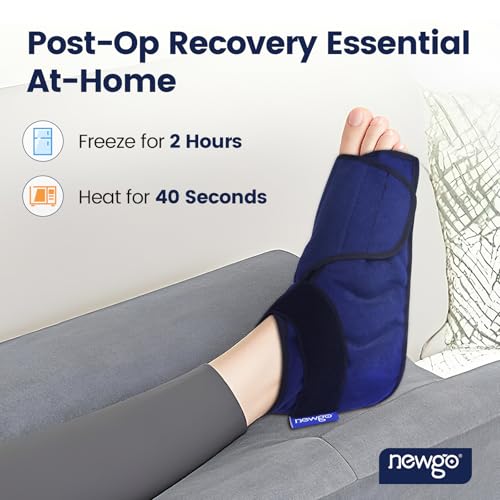 NEWGO Ice Pack for Foot Injuries Recovery, Blue