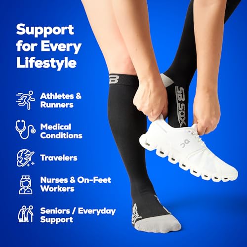 SB SOX - 3 Pairs Size X-Large Compression Socks
