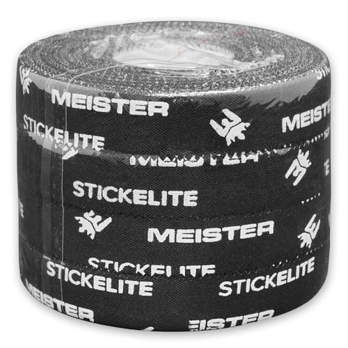 Meister StickElite Professional Porous Athletic Tape - 15yd x 1/2" - BK - 4 - color: Black, size: 4 Count (Pack of 1)