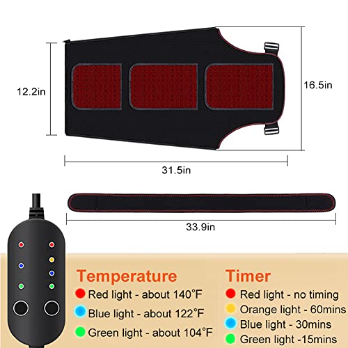 Woolala Shoulder Arm Hand Heating Pad for Pain Relief Ultra Long Heat Wrap