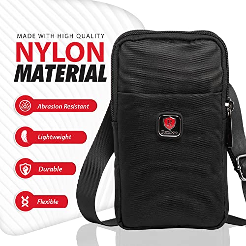 Small Crossbody Purse Men Belt Bag Cell Phone Holster Travel Waist Pouch
