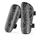 Shin Guards Soccer Youth Kids Boys Girls Toddler Shin Pads Child EVA Cushion Protection Reduce Shocks Injurie Calf Protective Gear Suitable for 4 5 6 7 8 9 10 11 12 Years Old - color: black, size: Small