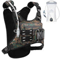Zelvot Running Vest with 2L Water Bladder, Hydration Backpack, U.S. Design Patent, Lightweight Hydration Pack with Gear Holder, Reflective Chest Pack for Men Women - color: Camo Army Green, size: Medium-Large