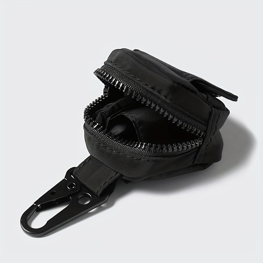 Mini Belt Loop Pouch, Clip-On Waist Pack for Earphones Keys, Portable Multifunctional Organizer (Blue,8 * 6 * 3cm)