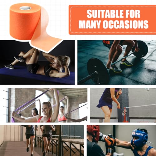 2.75 Inch 30‑Yard Orange Athletic Pre‑Wrap Tape - color: Orange