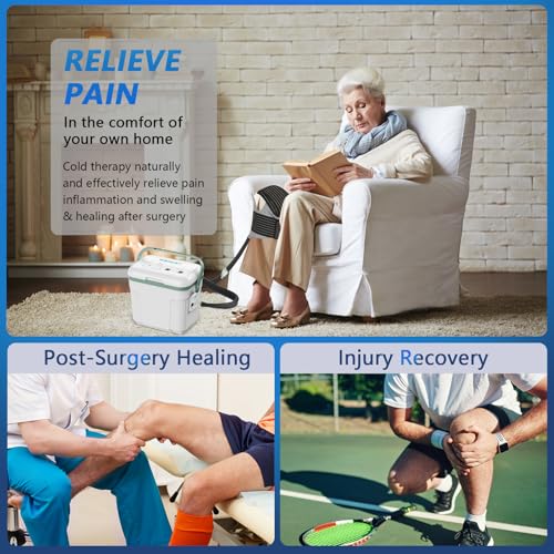 Programmable Timer Ice Machine for Knee After Surgery w/Quiet Pump