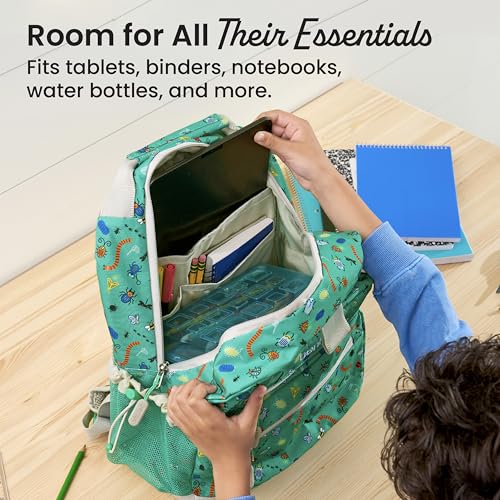 Bentgo Kids Print Durable & Water-Resistant Backpack - color: Bug Buddies, size: Kids Medium