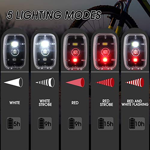 Mudder Running Lights for Runners Rechargeable LED Safety Lights