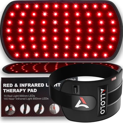 Red Light Therapy for Body, 3 in 1 LEDs Red Light Therapy Belt - size: 12.3" x 6"