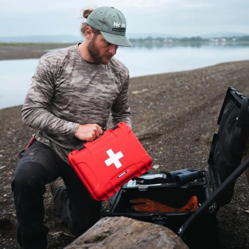 NANUK 910 Trauma Kit, Waterproof with Bleeding kit & Tourniquet, 75 pcs - size: 910 Trauma Kit - Pcs