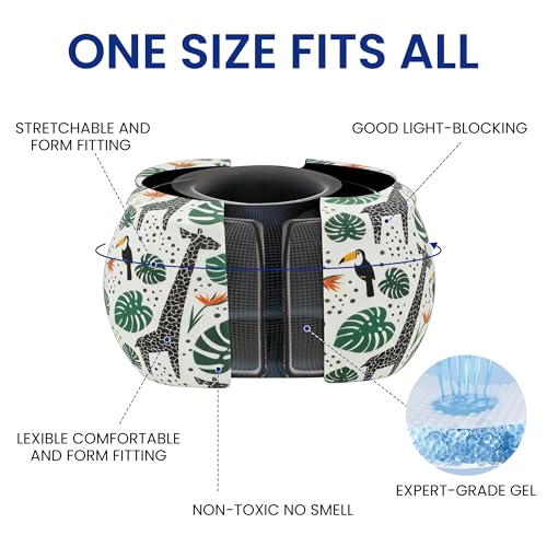 Migraine Relief Cap, Reusable Cold Compress Headband,1pcs - color: Rainforest