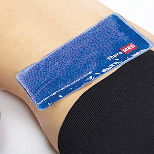 Theramed Gel Ice Pack Beads, Dual Sided Reusable Hot Cold Pack, Ice Pack For Back, Arm, Knee, Shoulder, Elbow